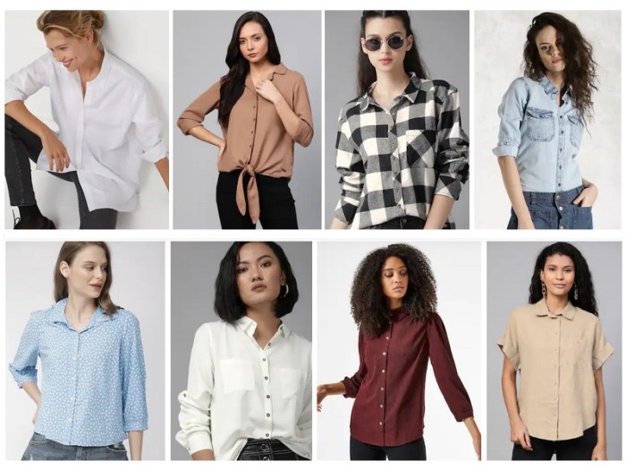 Stylish dress shirts for women