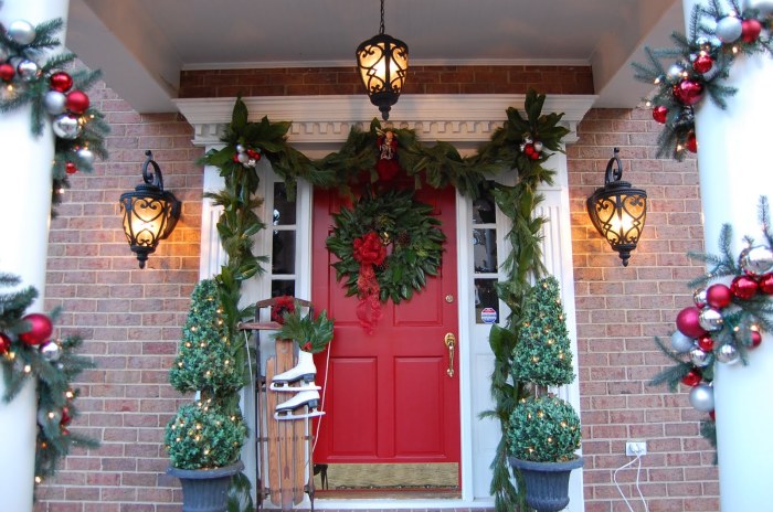 How to decorate exterior windows for christmas