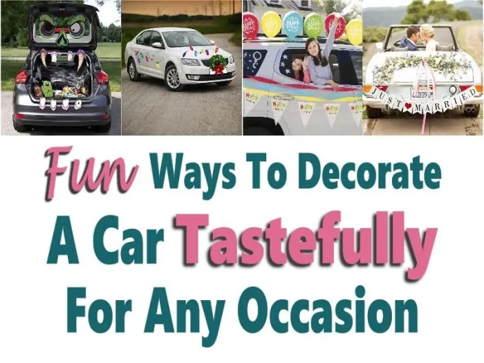 How do you decorate car windows