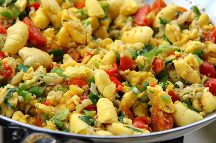 Ackee saltfish jamaican recipe caribbean simple find dishes