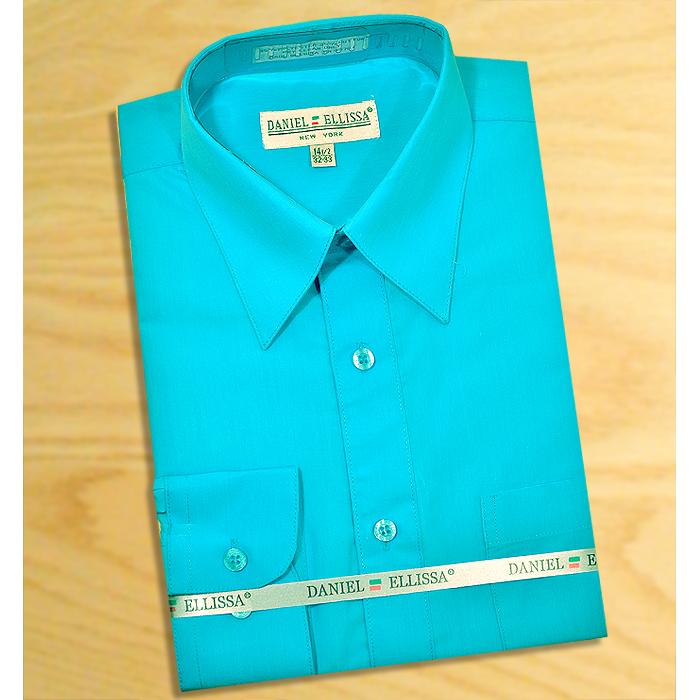 Aqua blue dress shirt mens